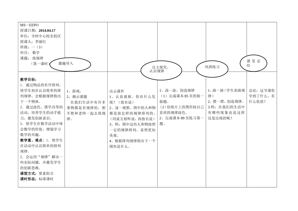 已修改找规律教案_第1页