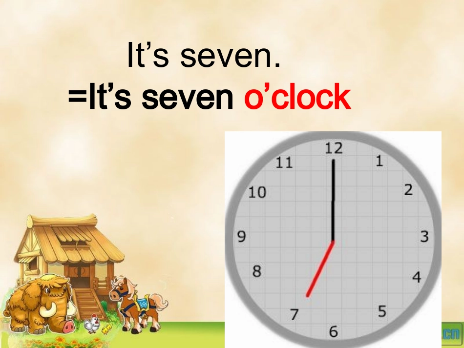 pep小学四年级英语下册unit2课件_What_time_is_it[1]1_第3页