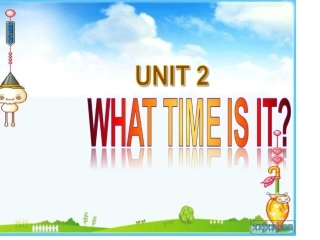 pep小学四年级英语下册unit2课件_What_time_is_it[1]1