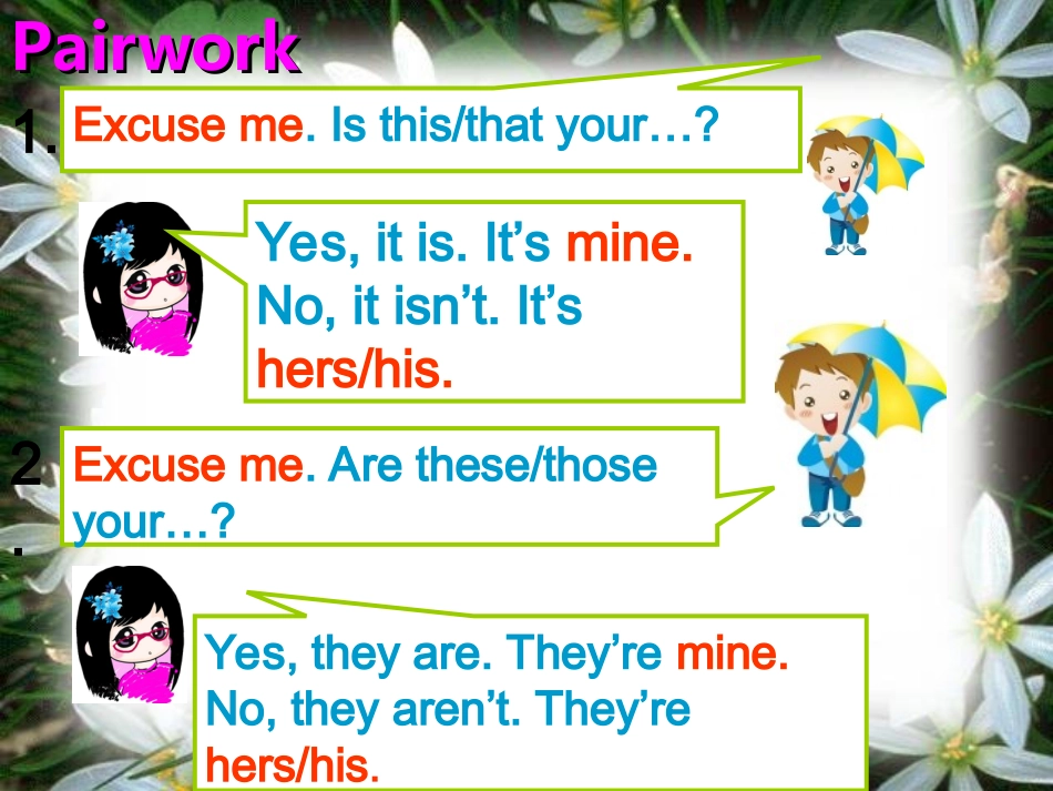 英语：七上Unit3IsthisyourpencilSectionB第2课时（人教版）_第2页