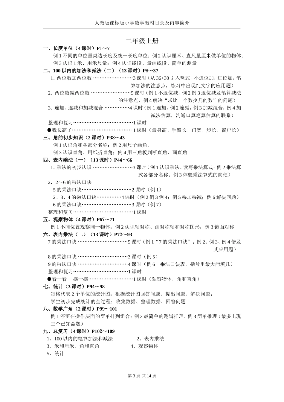 人教版小数教材内容_第3页