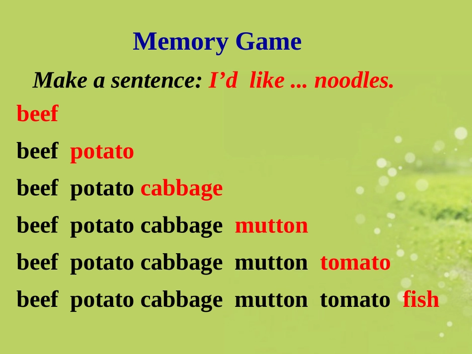 七年级英语下册《Unit10_I’d_like_some_noodles_Section_B》课件_(新版)人教新目标版_第3页