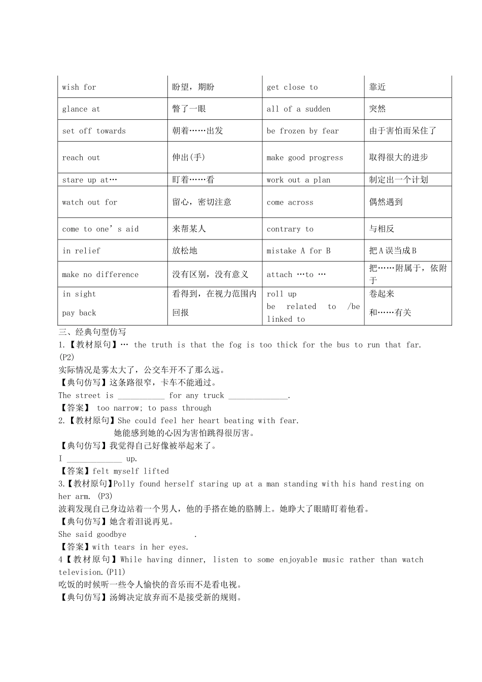 2014届高考英语一轮复习专题31Theworldofoursenses精品讲案_第2页