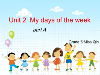 五年级Mydaysoftheweek