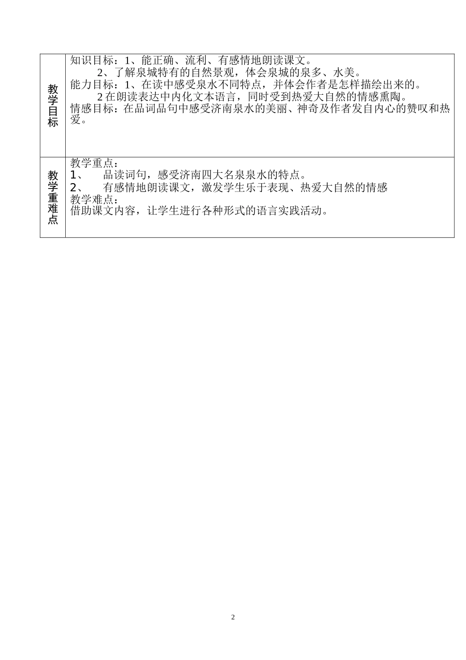 阳光教育9、泉城（第二课时）_第2页