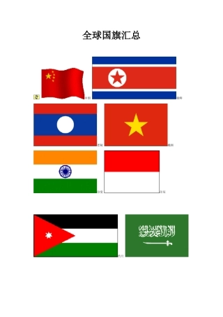 全球国旗汇总