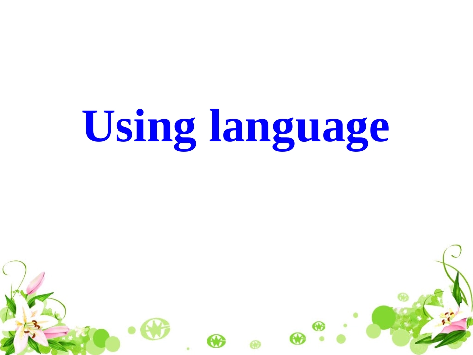 必修二unit3Usinglanguage_第2页