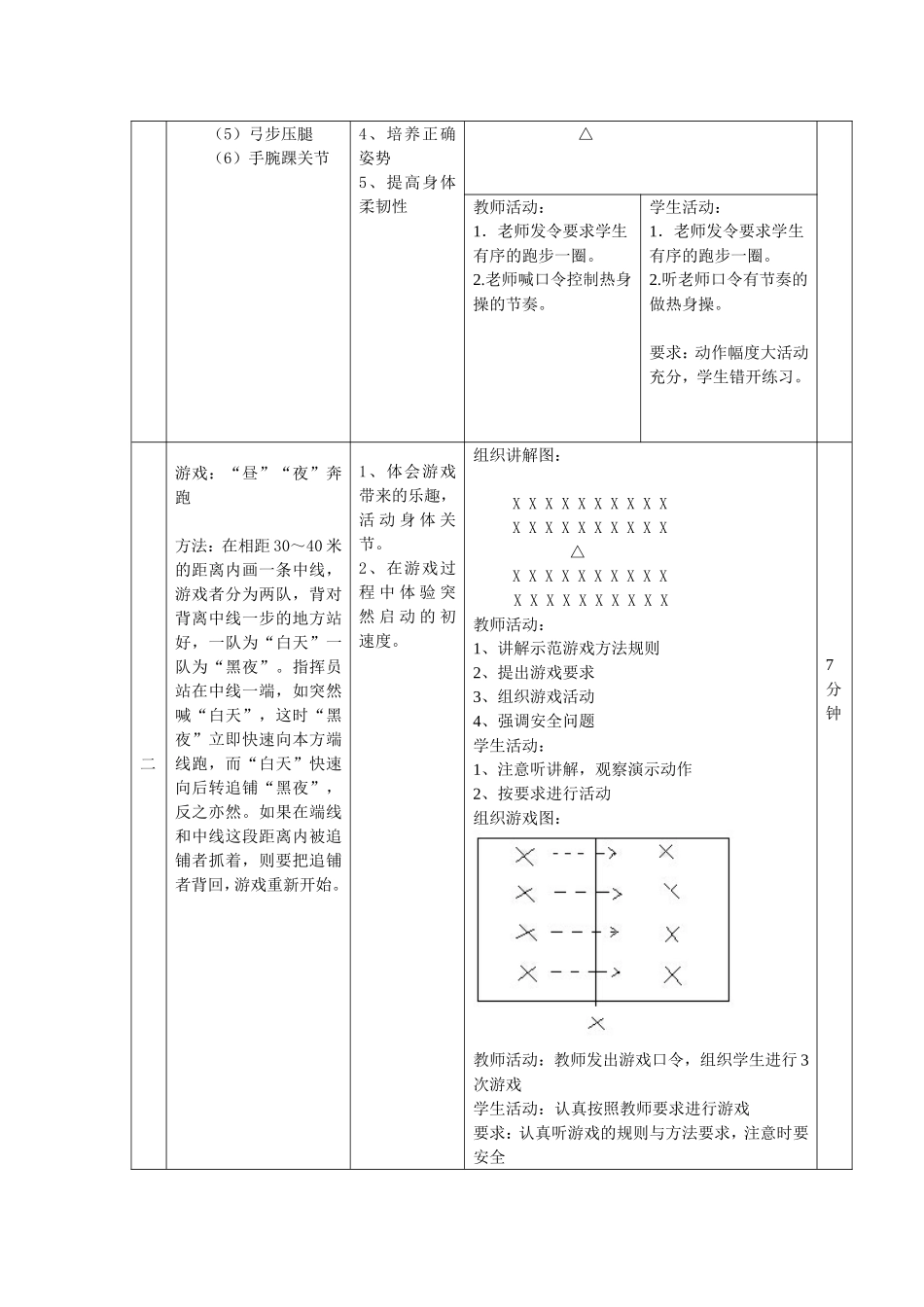 融水镇初级中学蹲踞式起跑教案_第2页