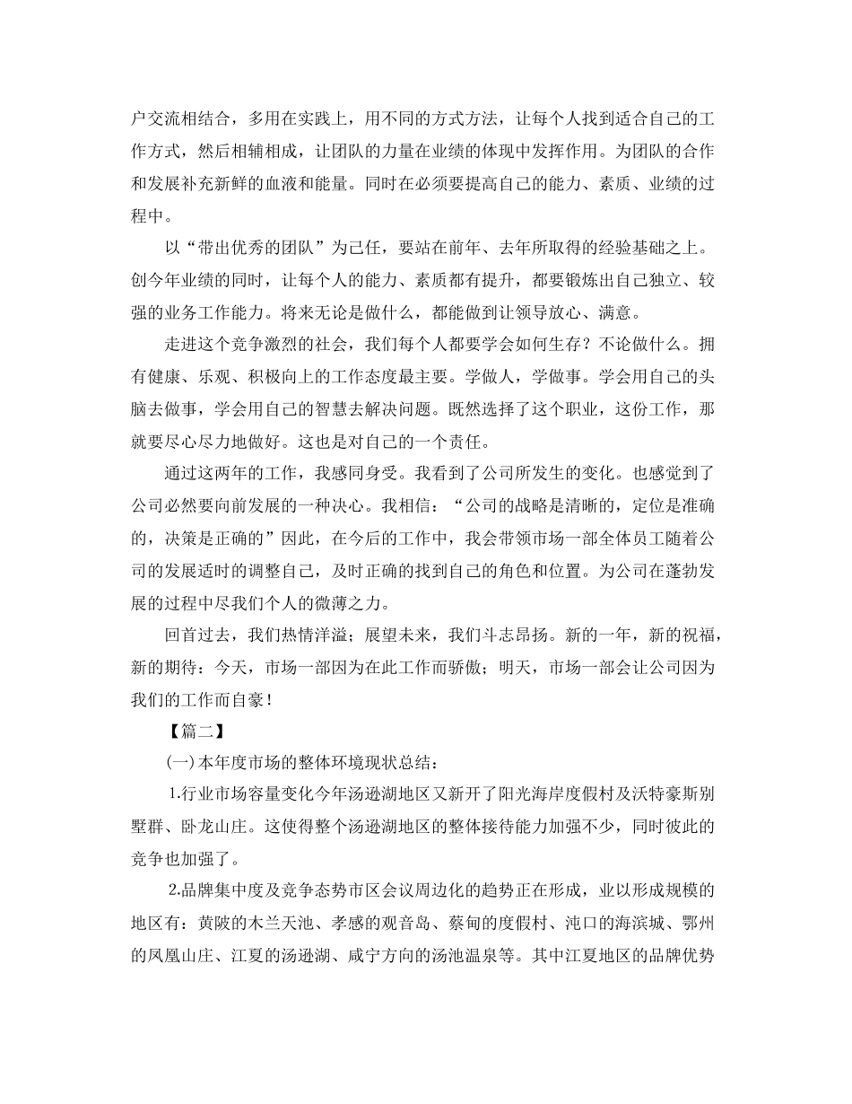 营销总监年终总结三篇 _第2页