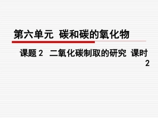单元6_二氧化碳制取的研究2