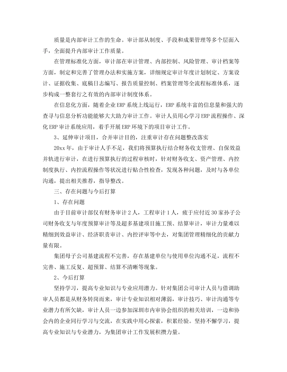 审计的工作总结范文 _第3页