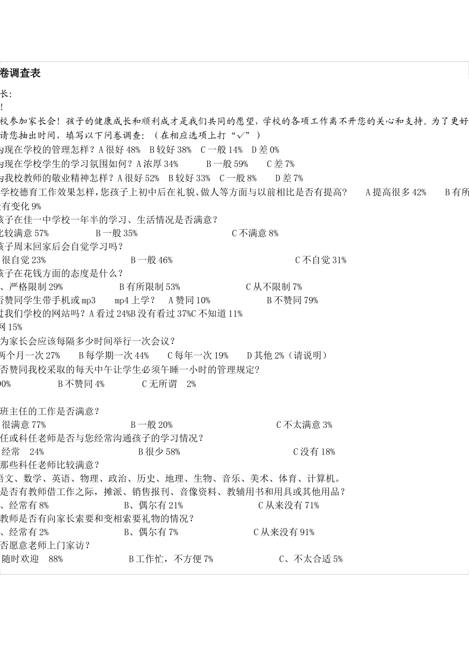 家长会问卷调查表 (5)_第1页