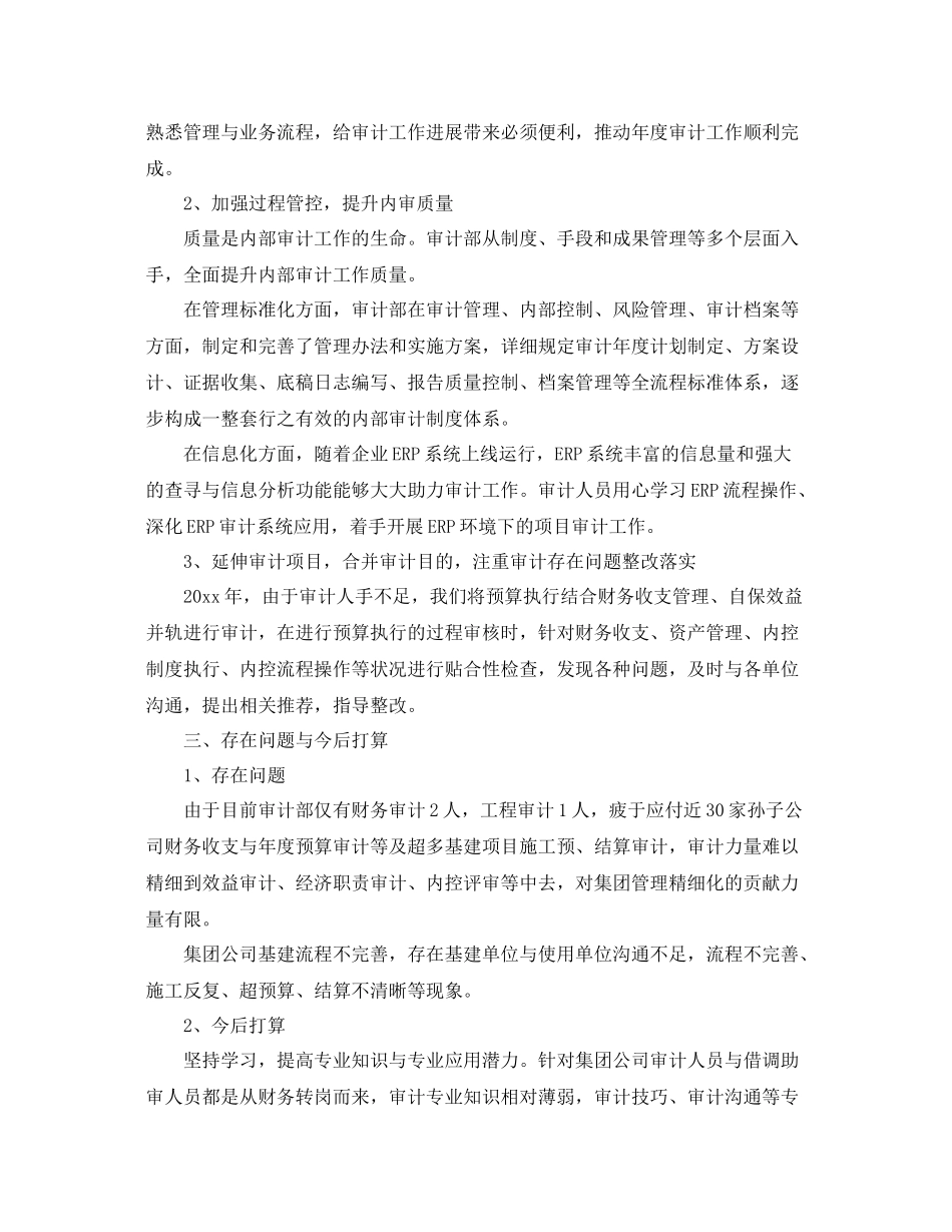 审计个人年终工作总结 _第3页