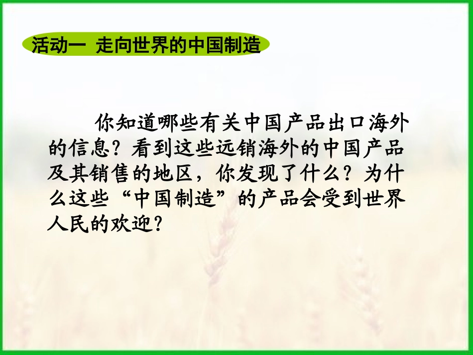 《打开国门走向世界》课件1_第3页