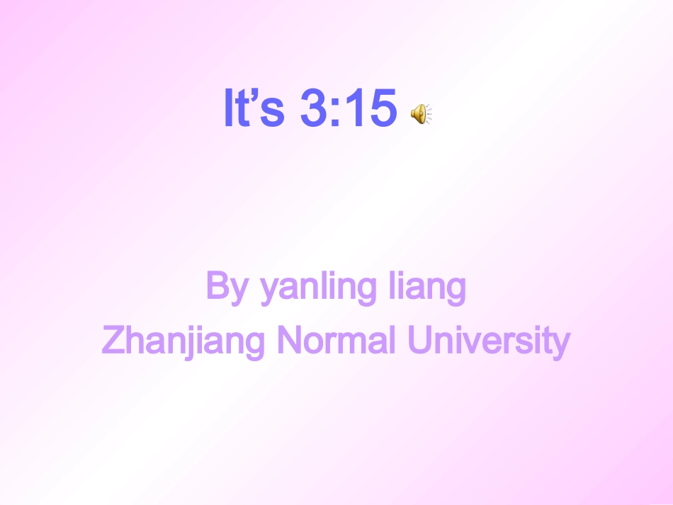 小学四年级英语上册unit2课件+What+time+is+it_第1页