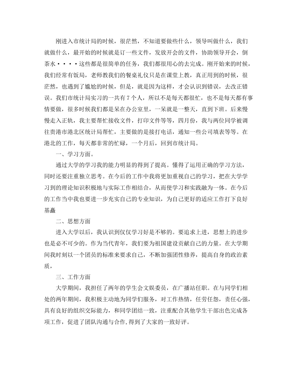 统计局年度个人工作总结 _第3页