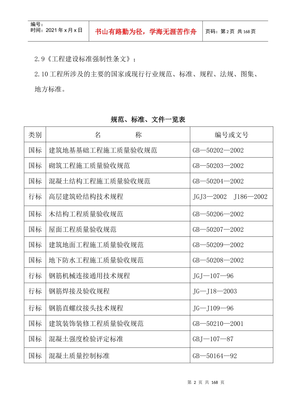 商业车库花园洋房施工组织设计方案_第2页