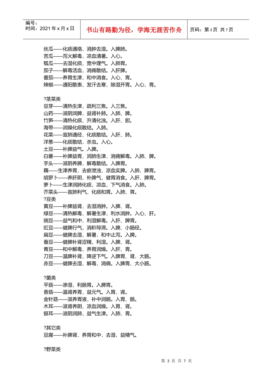 应该懂的中医-饮食调理篇_第3页
