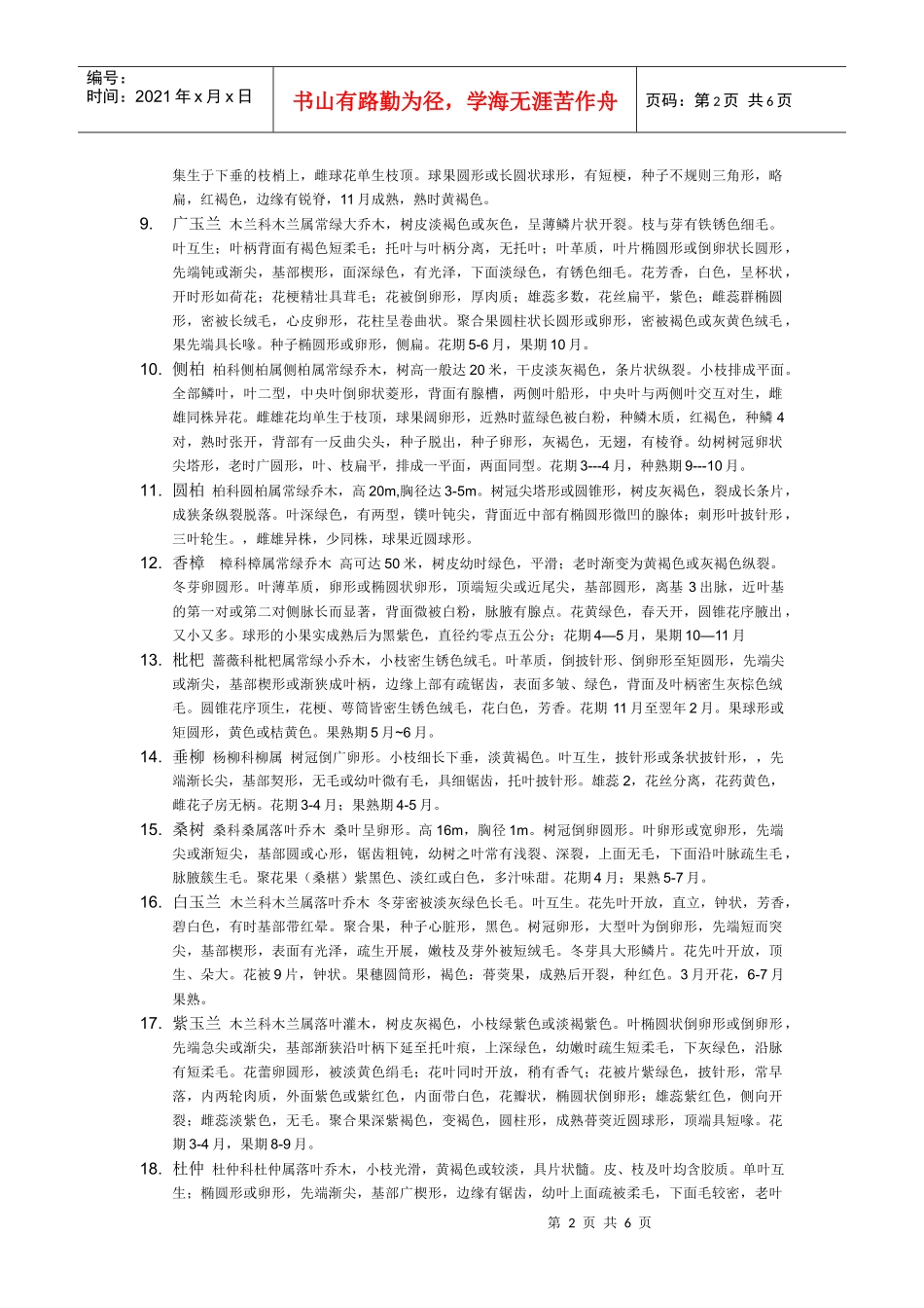 园林树木学、_第2页