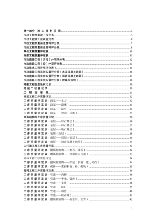 市政工程常用表格汇编[1]1