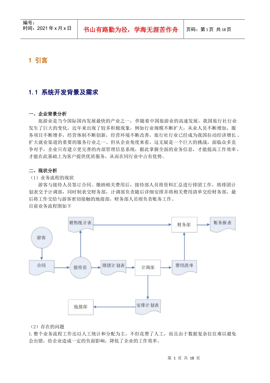 旅游信息管理系统分析实验报告_第3页