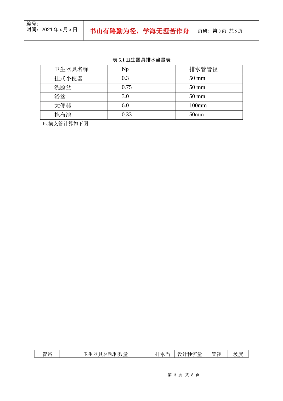宾馆排水系统设计_第3页