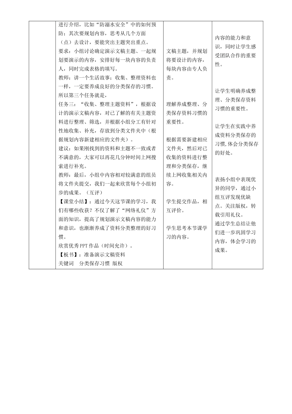 第11课《准备演示文稿资料》教学设计_第2页