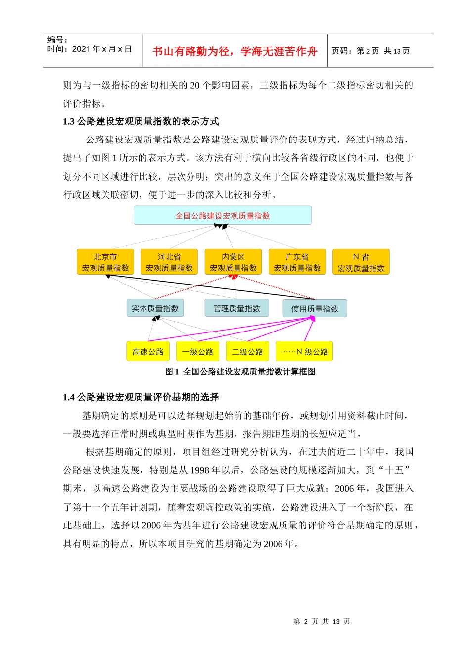 我国公路建设质量的检验评定只是对单个工程项目进行的..._第3页