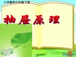 《抽屉原理》PPT课件