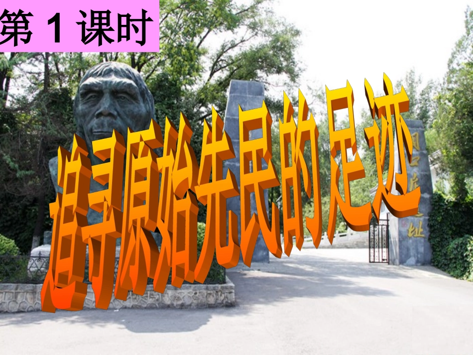 2012版历史与社会新教材课件系列：811追寻原始先民的足迹_第3页