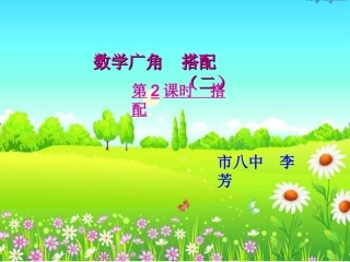 市八中李芳搭配（二）