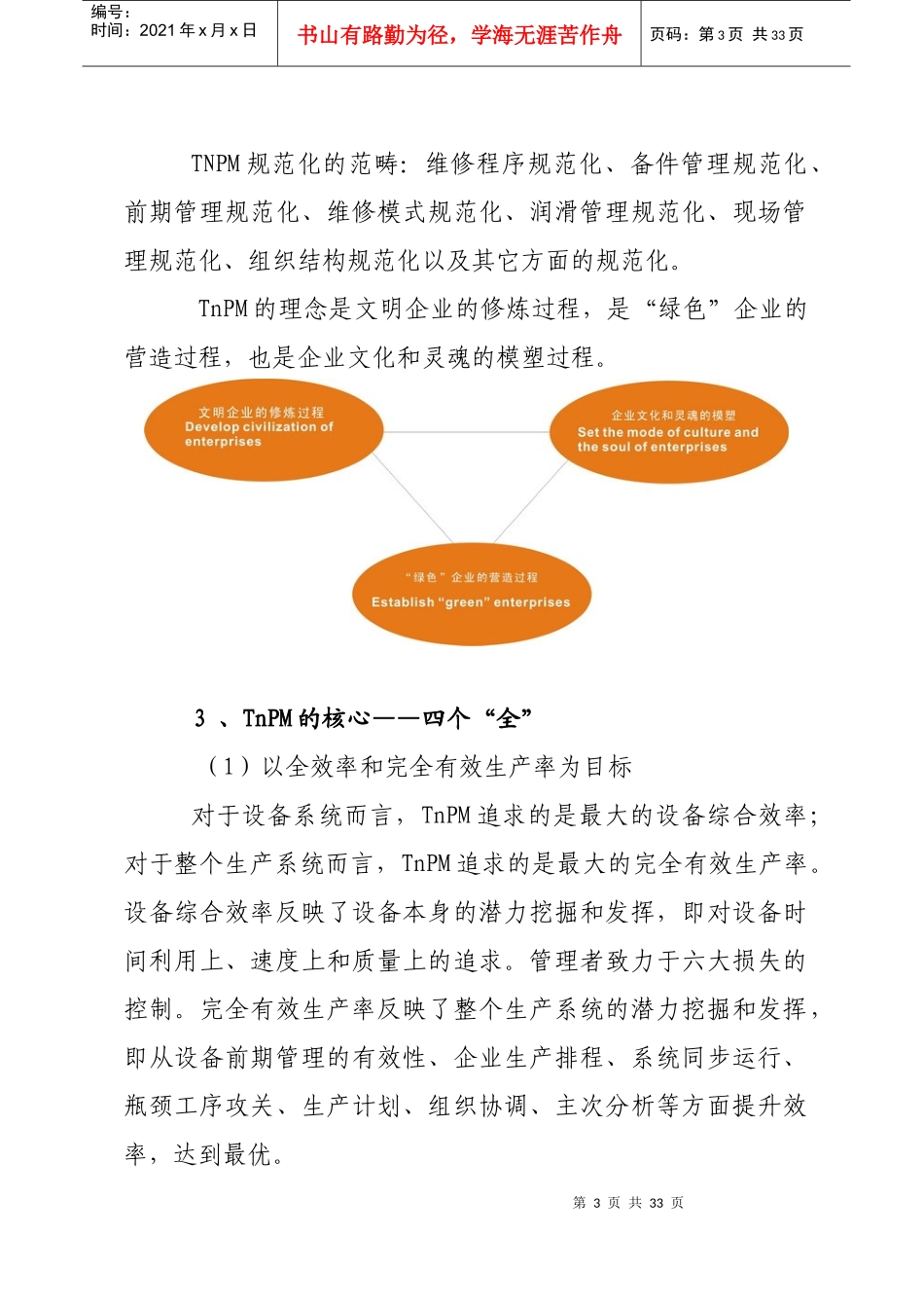 全面规范化生产维护TnPM设备管理模式学习材料之一TnPM基本知识_第3页