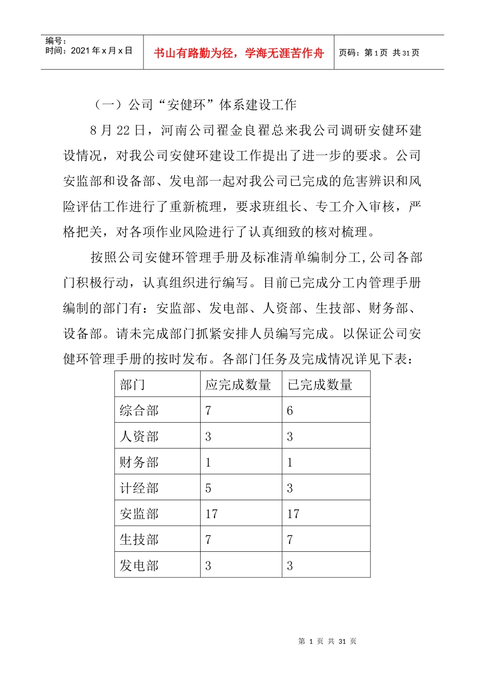 XXXX年9月安全月度例会_第3页