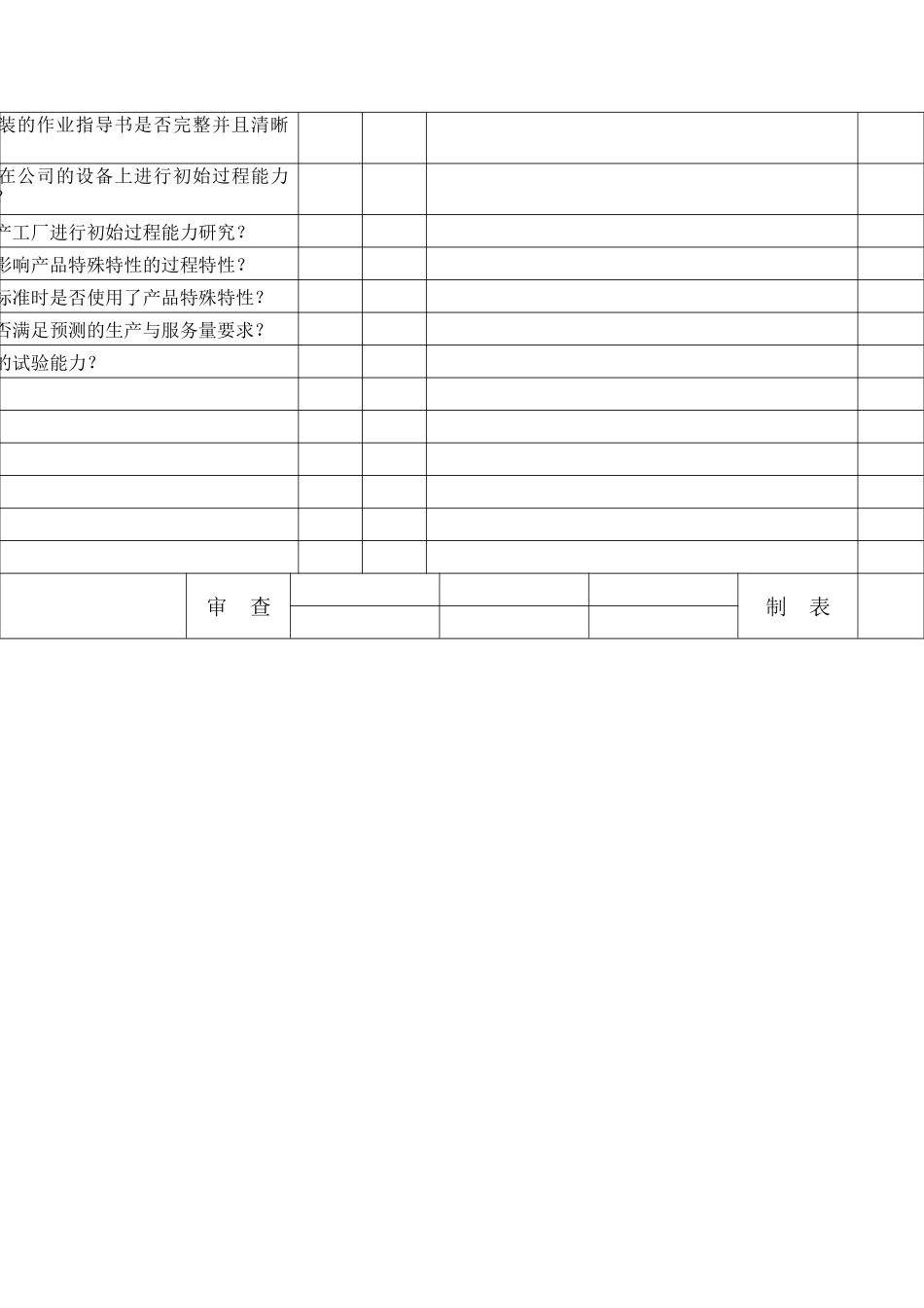 新设备&工装和试验设备检查清单_第2页