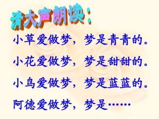 《阿德的梦》教学课件2