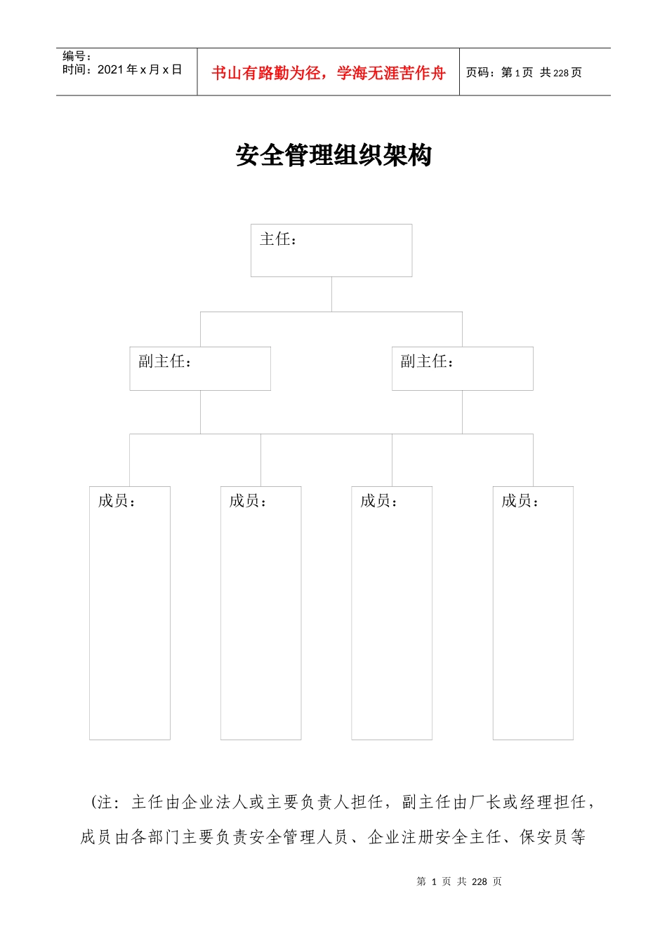 安全管理组织架构_第1页