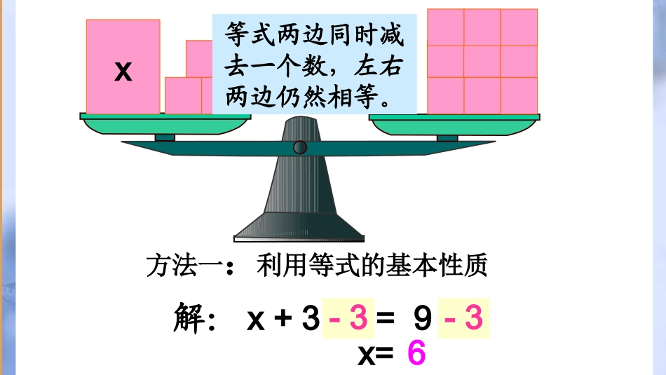 五年级数学上册4简易方程2解简易方程解方程第一课时课件_第3页