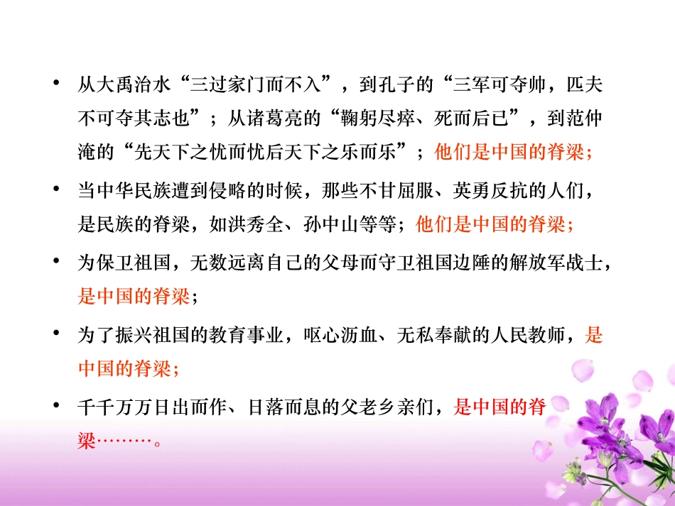 西平权寨中学初中思想品德王连进《弘扬和培育民族精神》课件_第3页