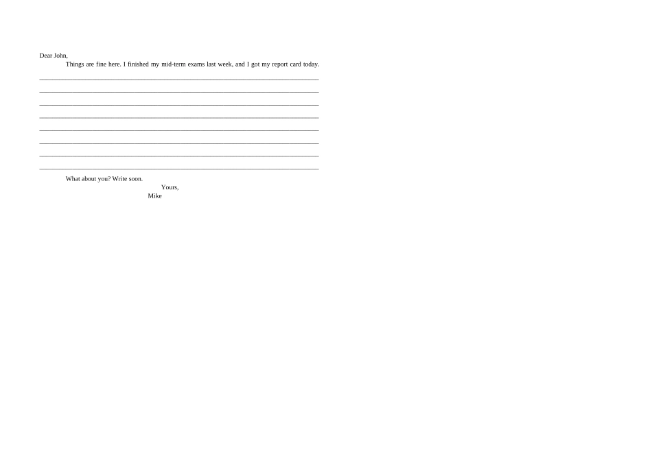 新目标人教版八年级英语下册期中考试试题及答案_第3页