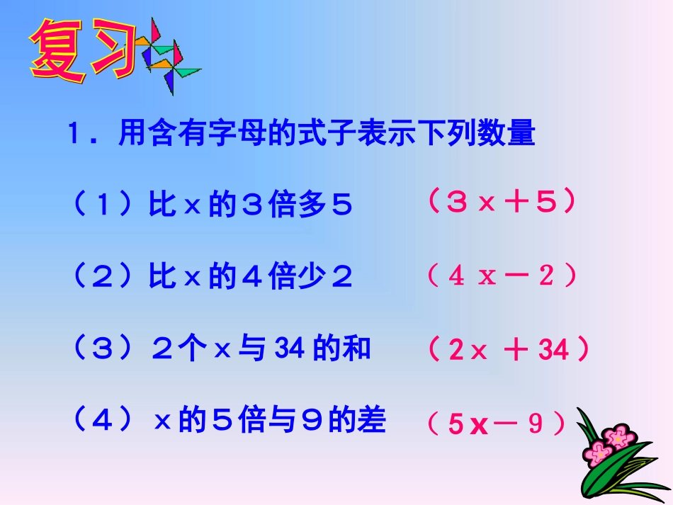 《代数初步方程》PPT课件_第2页