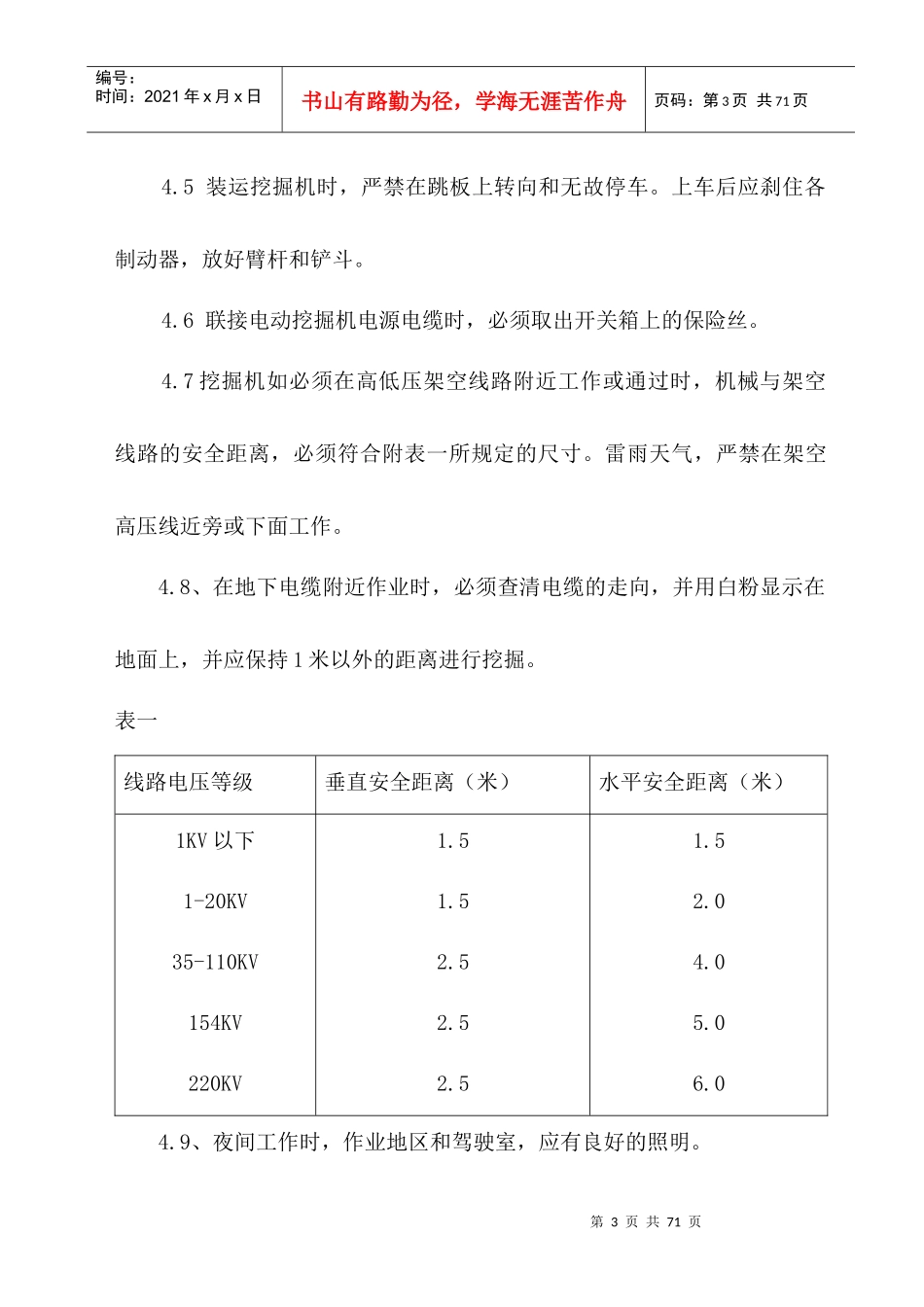 61施工现场应配备满足安全生产条件的设施设备_第3页