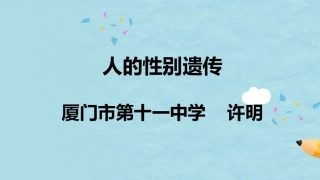 人的性别遗传-厦门许明 (2)