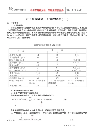 PCB化学镀铜工艺流程解读2