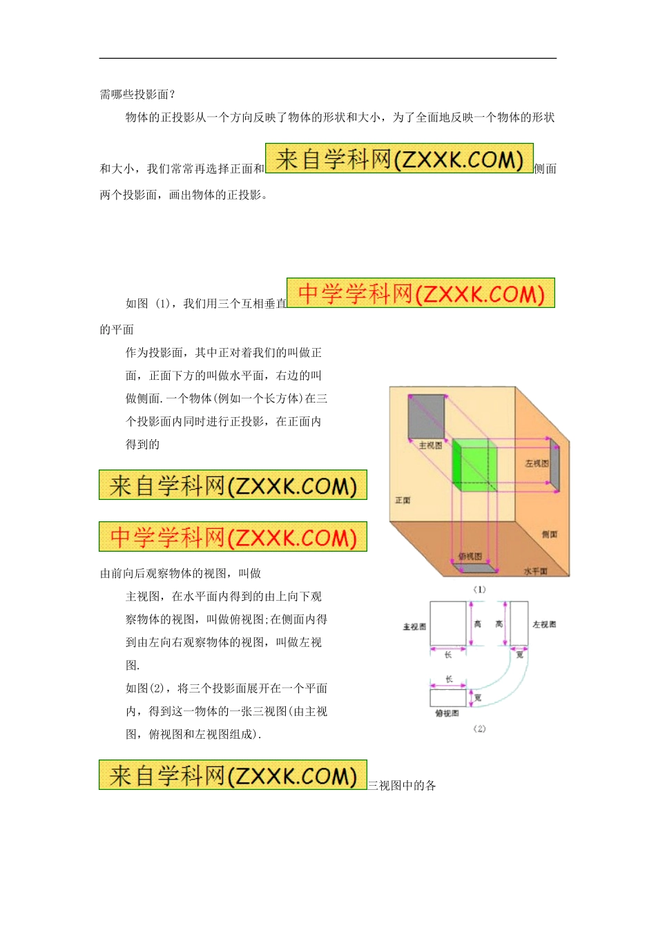 数学：292三视图(第1课时)教案_第2页