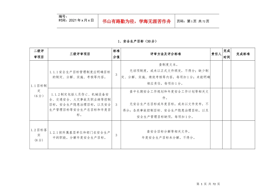 水利水电施工企业安全生产标准化评审标准(试行稿)(1)_第2页