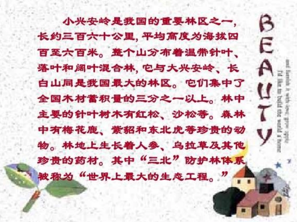 美丽的小兴安岭 (2)_第2页
