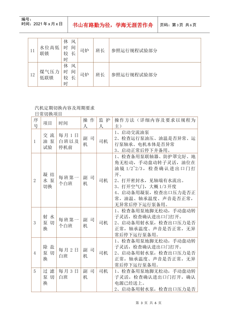 发电厂设备定期切换试验制度_第3页