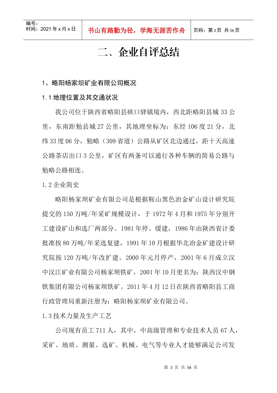 年安全生产标准自评报告_第3页