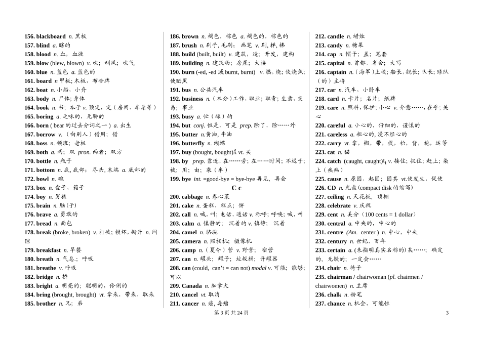 中考词汇1600+短语282_第3页