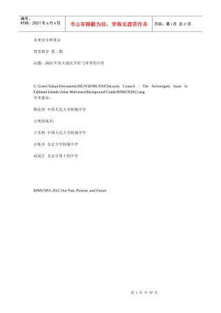 未来安全理事会2